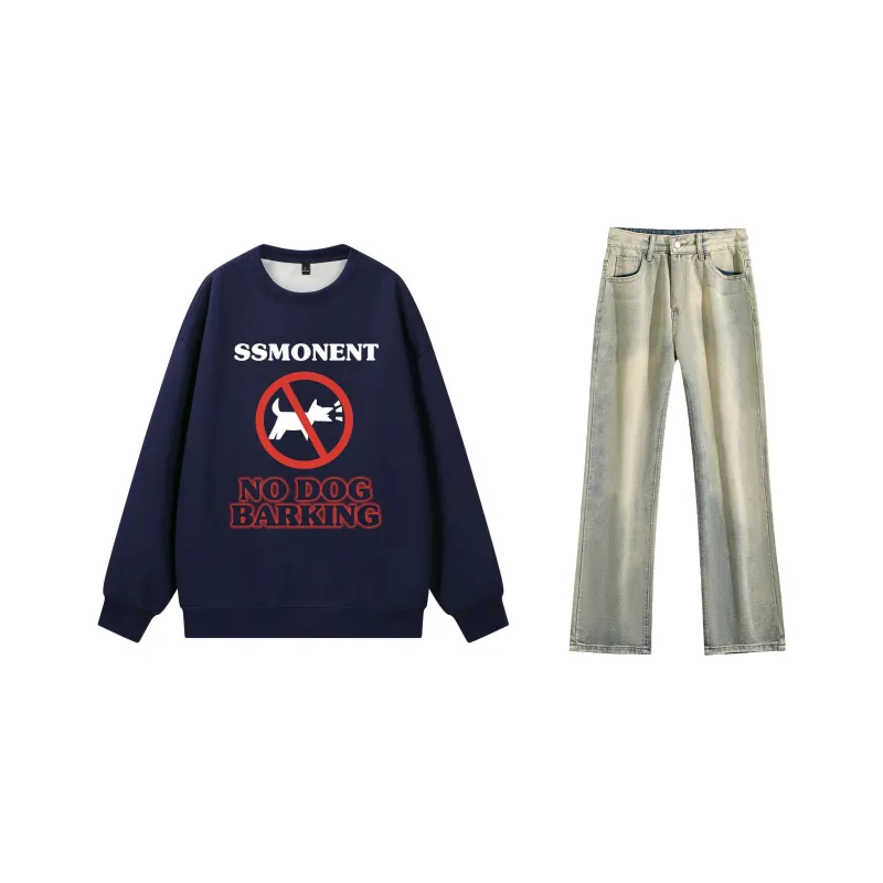 SUNSETMONENT Sweatshirt Set Unisex-44