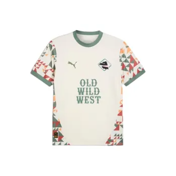 PUMA DRYCELLPalermo F.C. 24/25 Third Jersey Youth DryCELL Soccer Jerseys Men's Warm White/Eucalyptus