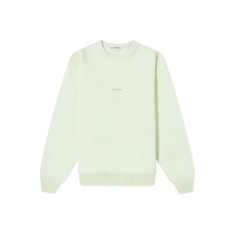 Acne Studios Stamp Logo Sweatshirt Pastel Green-0