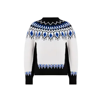 Alexander McQueen Fair-isle Intarsia Wool Jumper