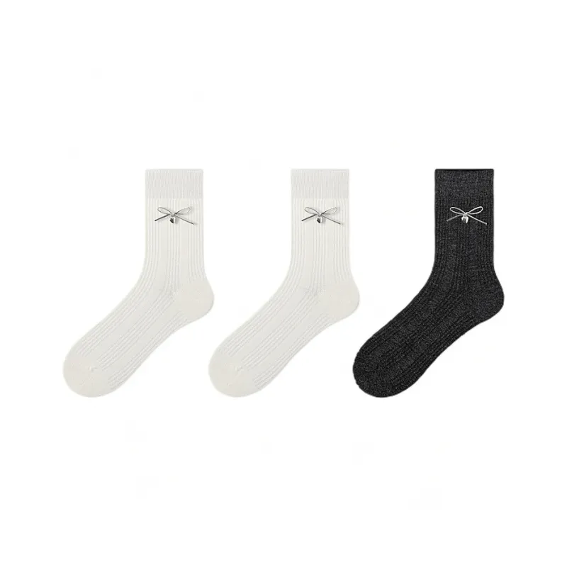 H YXIANG Mid Calf Socks Women's Combo Set-18