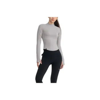 XEXYMIX Raglan Sleeve T Shirt Women's Light Gray