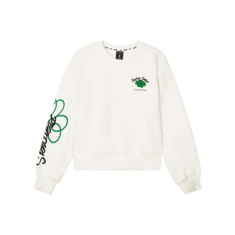 Skechers Sports Alliance Series Sweatshirt Women's Marshmallow White-0