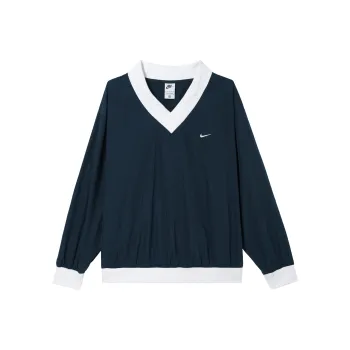 Nike Sportswear Essential Women's Loose Uv Woven Long Sleeve V Neck Top