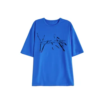 【dme】 T Shirt Women's Glass Blue