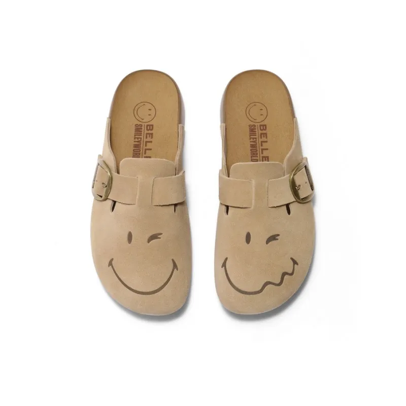 SMILEY x BELLE Abrasion Resistant Closed Toe Slippers Women's-2
