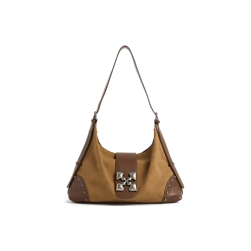 JACD Polyester Shoulder Bag Regular Women's Sun Dried Brown-0