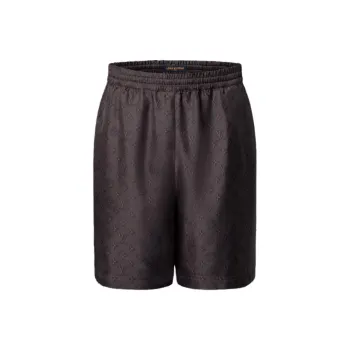 LOUIS VUITTON Printed Monogram Silk Shorts