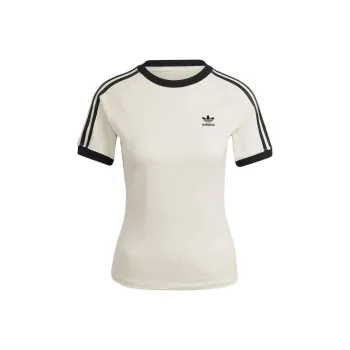 adidas originals 3 Stripes Slim Raglan Tee White
