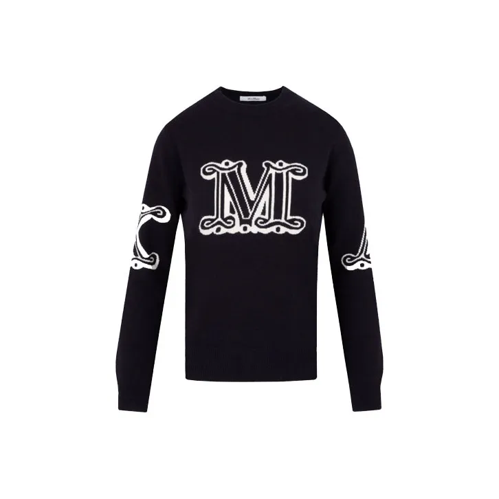 MaxMara Cashmere Sweaters Women's Dark Blue-0