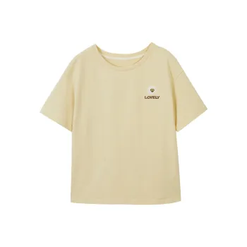 XIANGYING T Shirt Women's Yellow