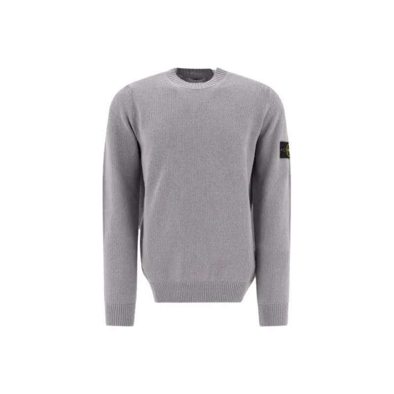 STONE ISLAND Ribbed Crew neck Sweater-0