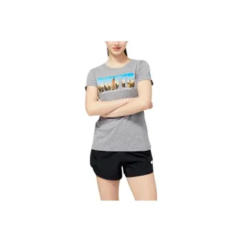 New Balance NYC Marathon T-Shirts Women's Gray