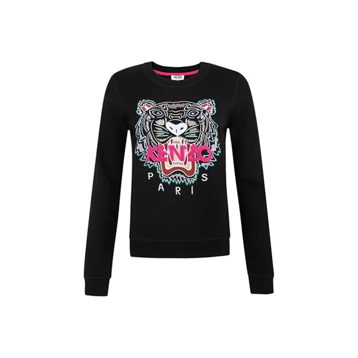 KENZO Classic Tiger Head Sweatshirt Women's Black-0