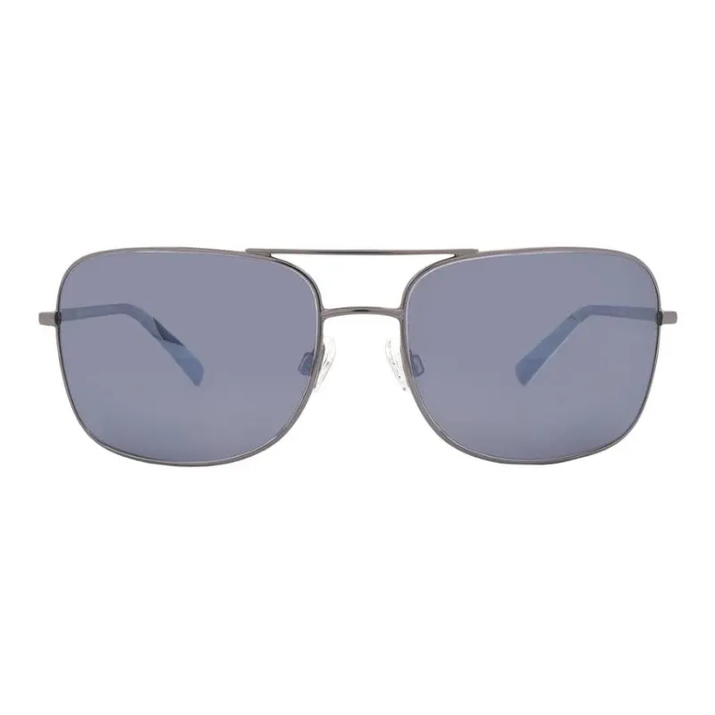 REVO Metal Aviator Sunglasses Unisex Silver-1