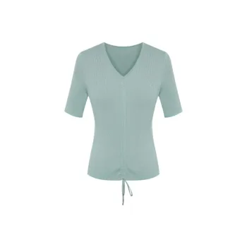 BBLLUUEE T Shirt Women's Teal Aqua Green