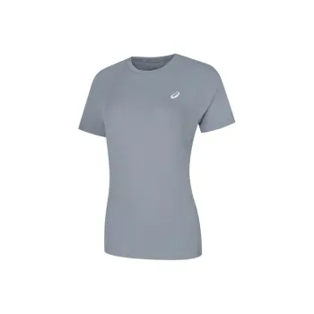 Asics Raglan Sleeve T Shirt Women's Gray Blue