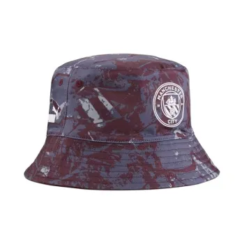 PUMA Cotton Fabric, 100% Cotton Bucket Hats Unisex Burgundy