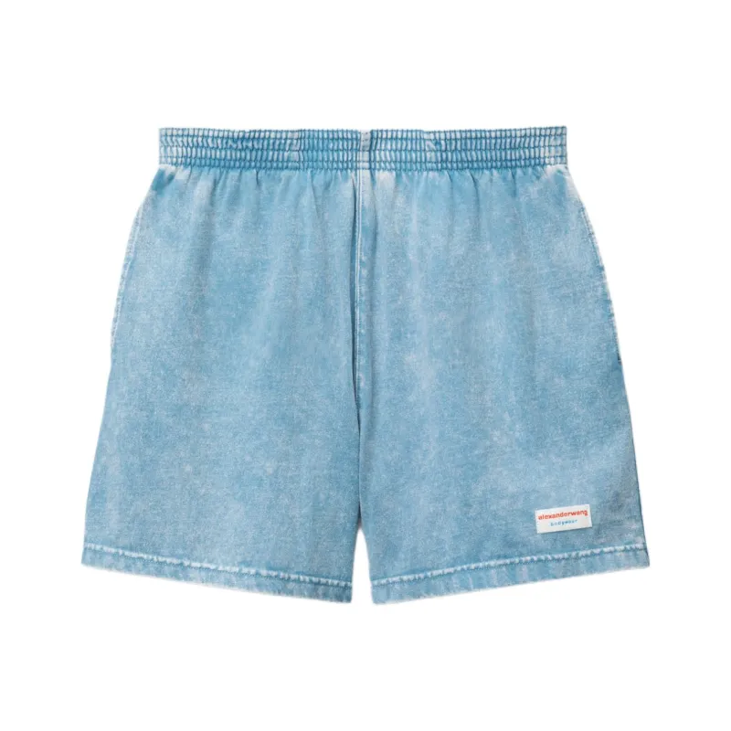 Alexander Wang Bodywear Series Casual Shorts Unisex Blue-0