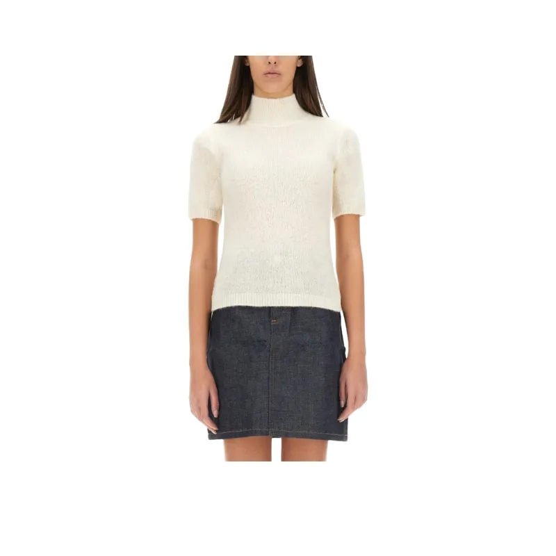 A.P.C High Neck Short Sleeved Jumper-0