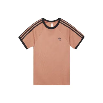 Adidas Originals Raglan Sleeve T Shirt Women's Clay Strata