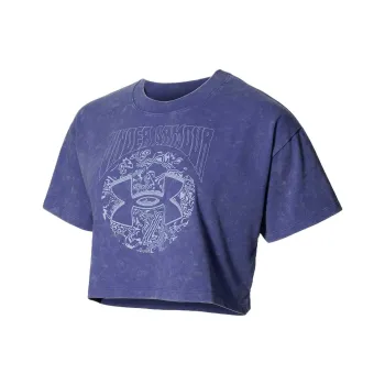 Under Armour Dusk To Dawn Drop Shoulder Sleeve T Shirt Women's Purple