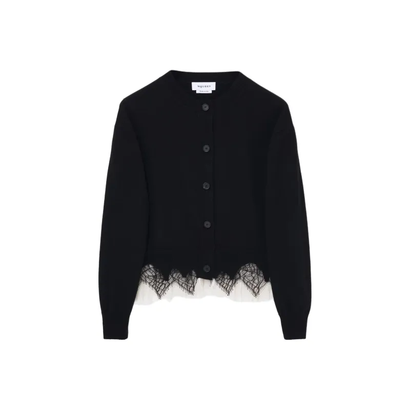 Alexander McQueen Layered detail Cardigan-0