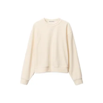 Alexander Wang Velvet Crystal logo Sweatshirt