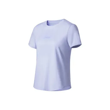 LINING Fitness Series T Shirts Women's Sky Feather Blue