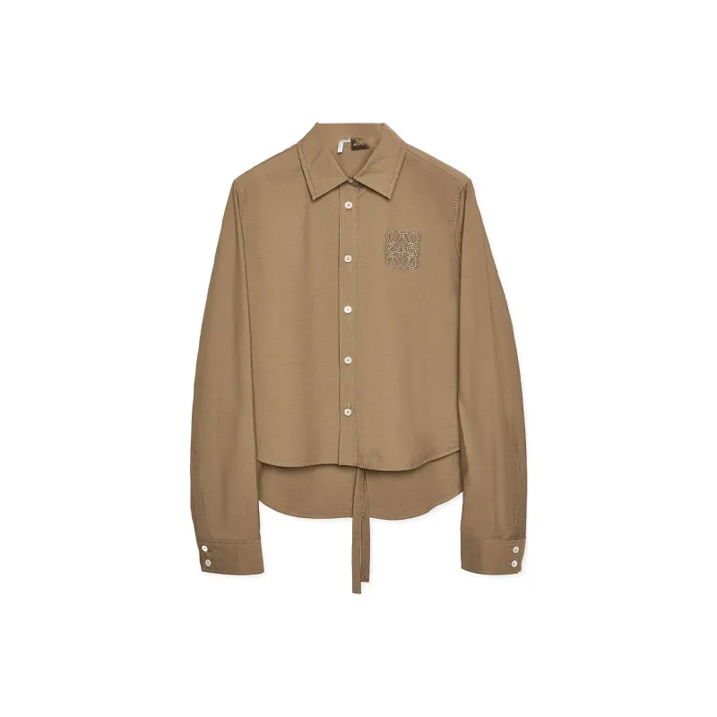LOEWE Paula's Ibiza Trapeze Shirt 'Havana'-0