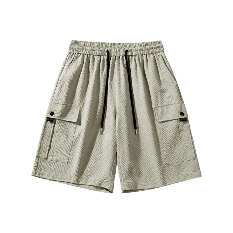 NOTFORMAD Casual Shorts Unisex Gray-4