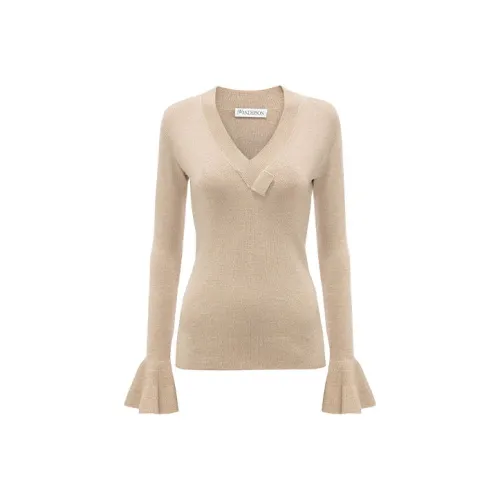 JW Anderson Slim Fit Sweater Women's Light Brown