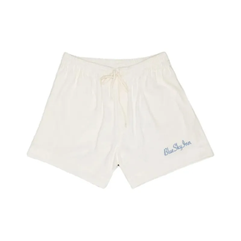 Blue Sky Inn Embroidered Logo Track Shorts-0
