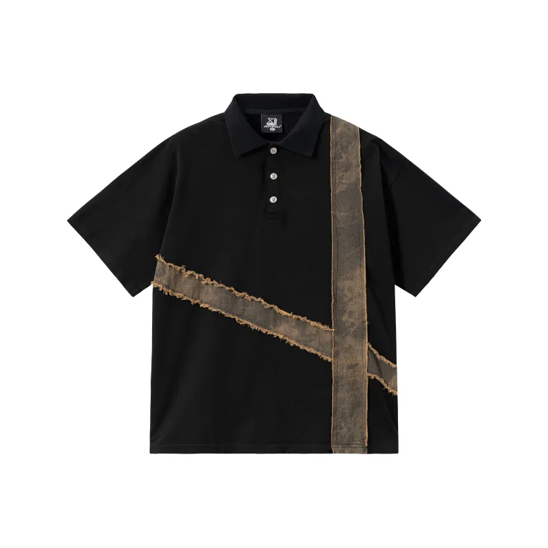 XINYINSU 25SS Polo Shirt Unisex Black-0