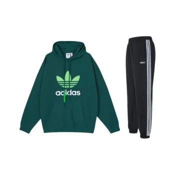 Adidas Originals Big Trfl Trefoil Collection Hoodie Sweatshirt Set Men's