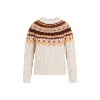 Moncler Grenoble Pattern Cable Knit Jumper