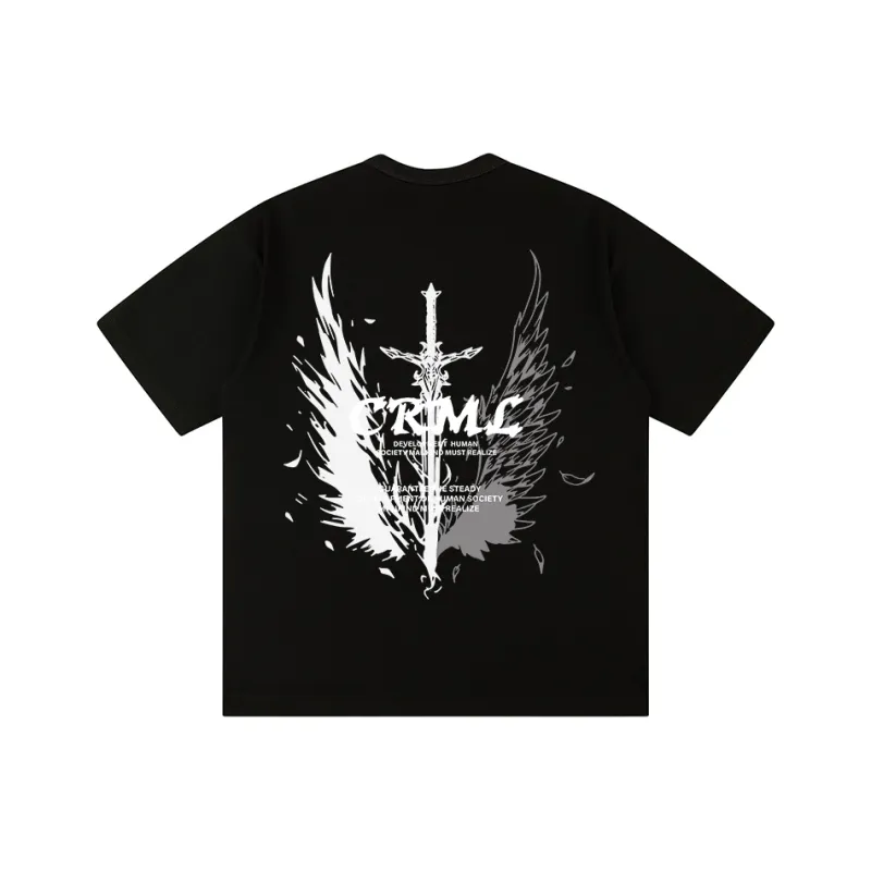 Caramella Drop Shoulder Sleeve T Shirt Unisex-0