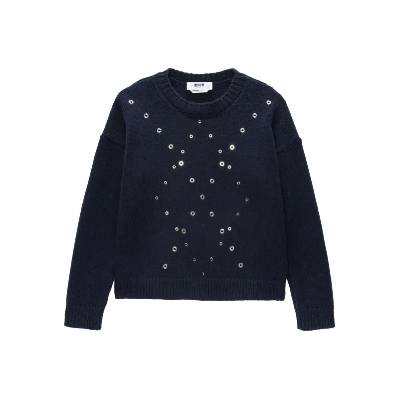 MSGM Eyelet embelishmet Jumper-0