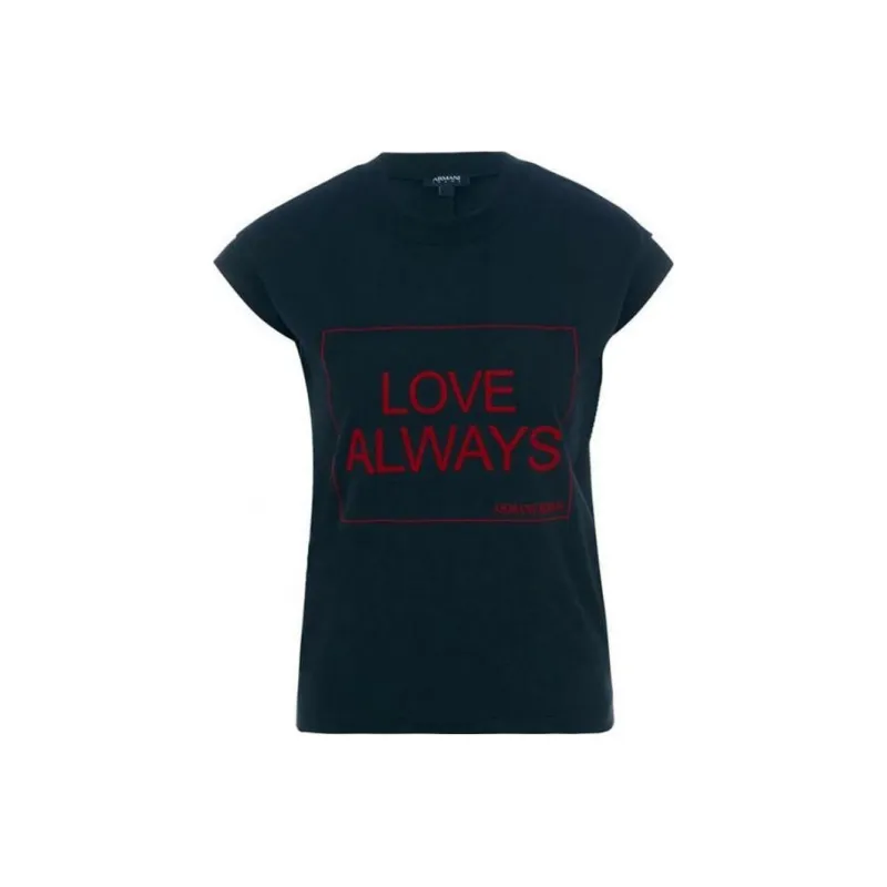 ARMANI JEANS T Shirts Women's Black-0