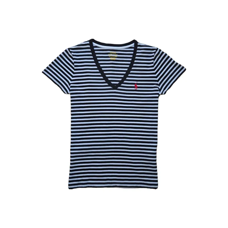 Polo Ralph Lauren T Shirt Women's Black White-0