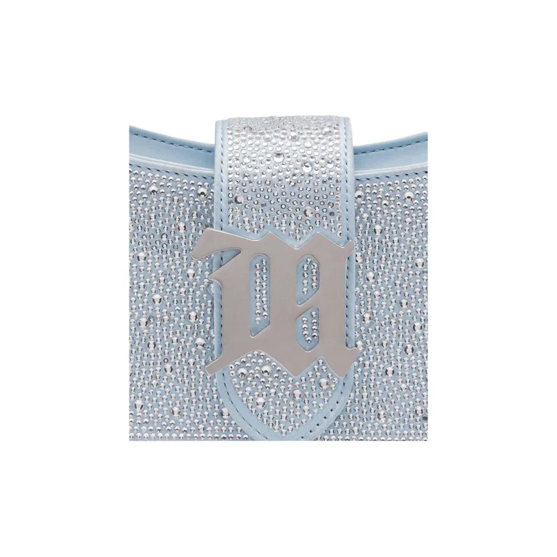 Misbhv Cow Leather Shoulder Bag Mini Women's Baby Blue-4
