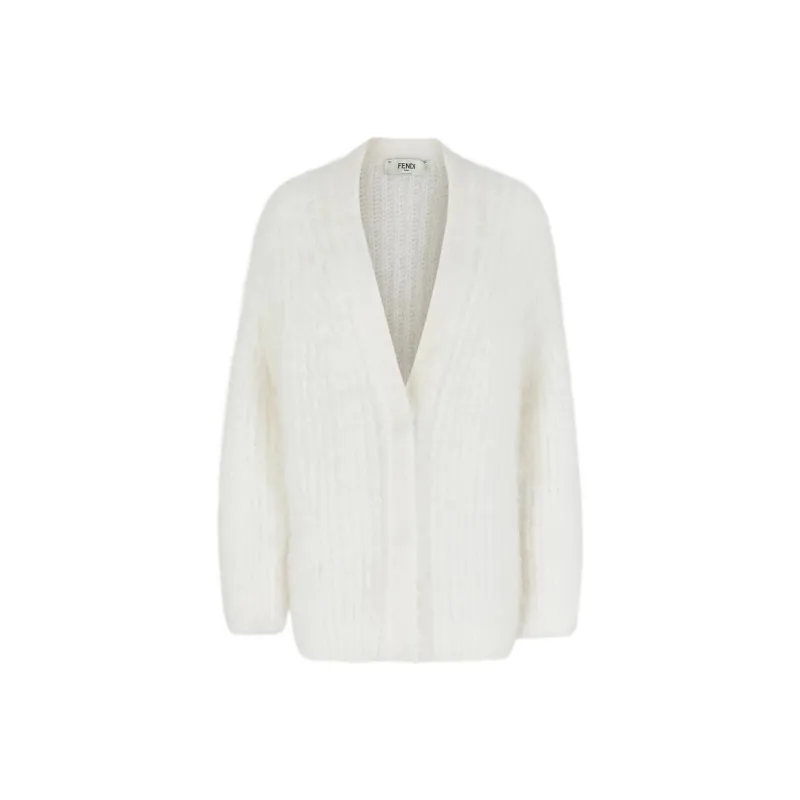 FENDI FW22 Loose Fit Knitwear Women's White-0