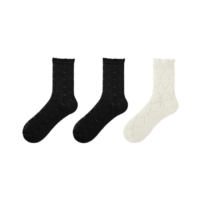 H YXIANG Mid Calf Socks Women's Combo Set-10