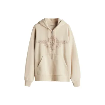 H&M Sweatshirt Women's Light Beige/Jane's Addiction