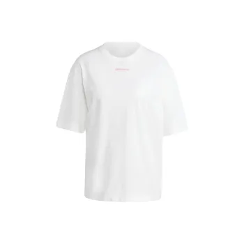 Adidas Originals Drop Shoulder Sleeve T Shirt Women's White