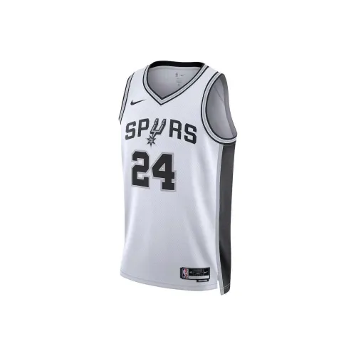NBA Nike San Antonio Spurs Association Swingman Devin Vassell Basketball Jerseys Unisex White