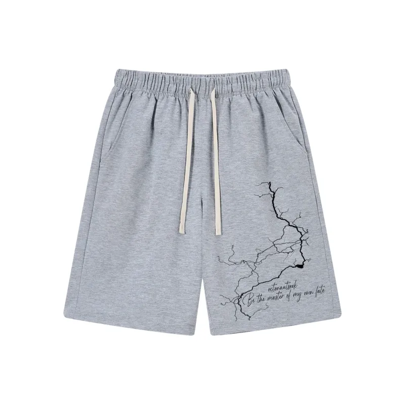 Small Columns Under The Sea Casual Shorts Unisex-4