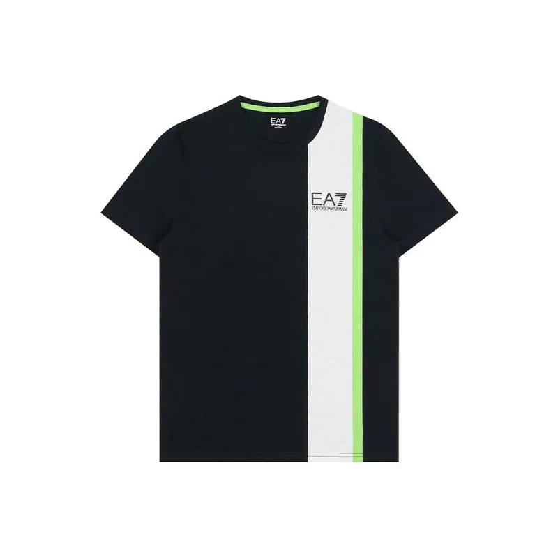 EMPORIO ARMANI EA7 T Shirts Women's Black Green-0