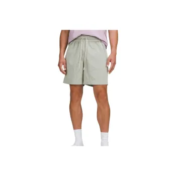 Lululemon Rolled Cuff Casual Shorts Unisex Light Green