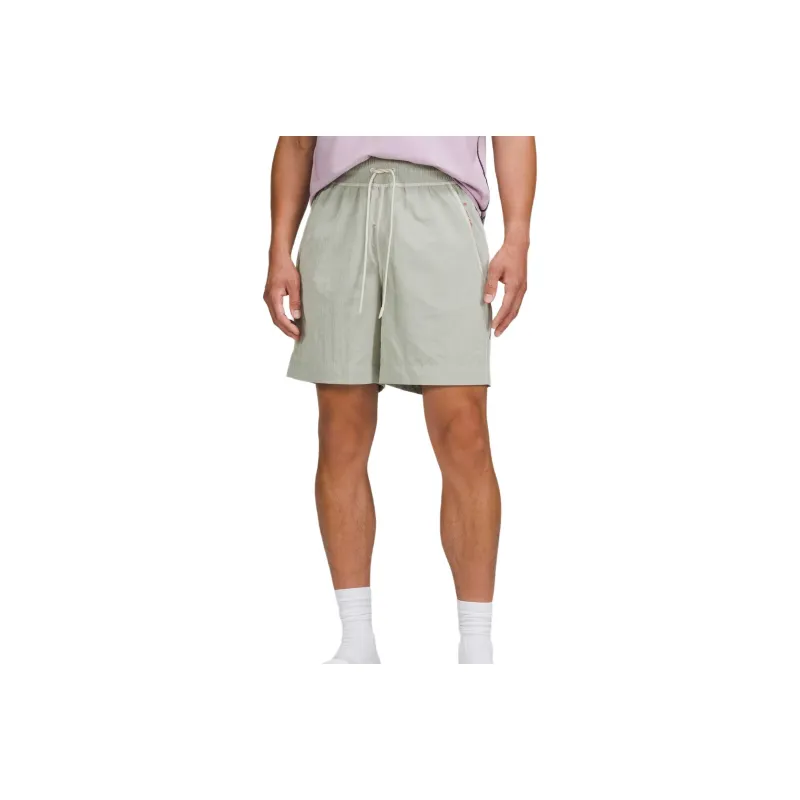 Lululemon Rolled Cuff Casual Shorts Unisex Light Green-0
